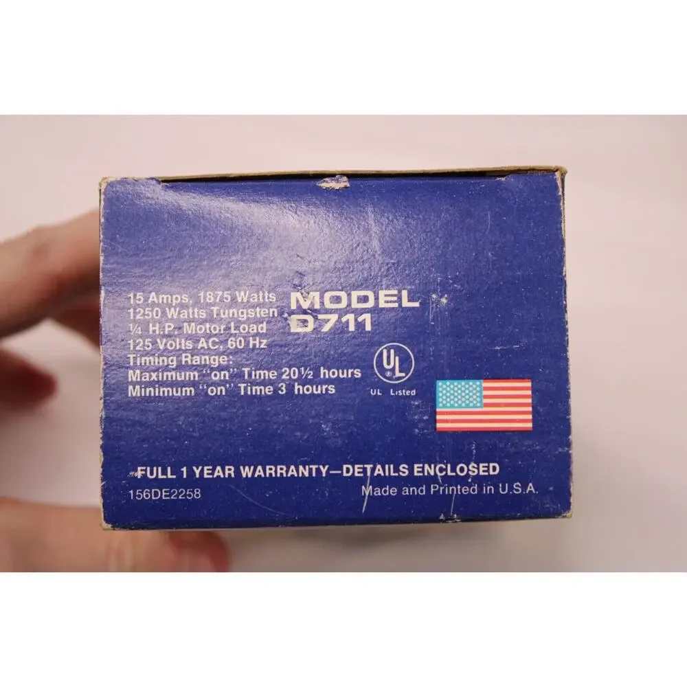 Vintage Intermatic Super Cop 24 Hour Automatic Variable Timer Security NIP!
